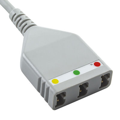 AAMI 6Pin EKG-Ständerkabel Edan LL-Stil 3lead Kabel 1.30M