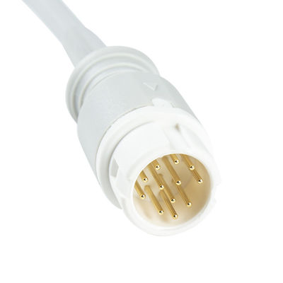PH 12-Pin EKG-Ständerkabel Phil-ips Din-Stil 3-Lead-Kabel 1,30M