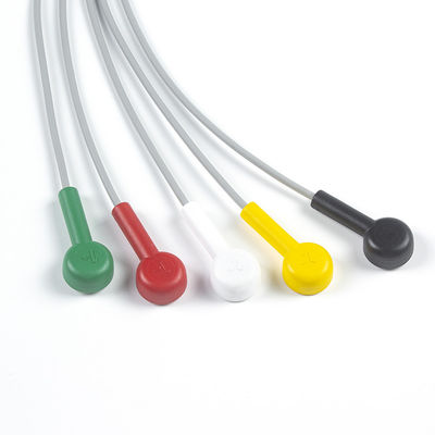 Kompatibles GE SEER 1000 Leadwire Set 2104816-001 GE Seer 5 Lead IEC Snap 2067634-019 (Bestellen Sie 1 Stück erhalten Sie 1 Stück Tasche kostenlos)
