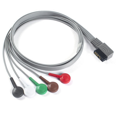 Kompatibel mit PH EKG Telemetrie Leadwire - M4725A EKG Holter Kabel 350-0173-03 für Zymed DigiTrak-Plus