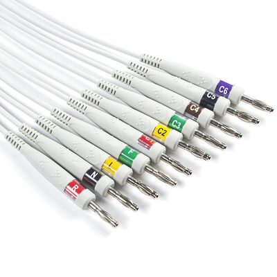 EDAN Dx12 10Lead EKG Holter Kabel Banane für Stammkabel Länge 2,2M Kompatibilität