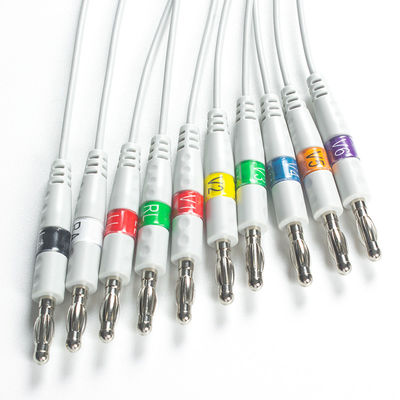 Kompatibel mit Welch Allyn EKG Kabel AHA Banana für PCR 100 Ruhe-EKG, SE-PRO-600 Cardioperfect Pro Recorder