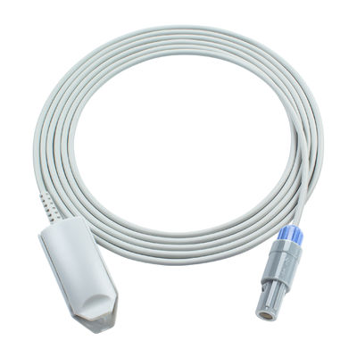 6Pin 40Degree Erwachsener Finger Clip SpO2 Sensor 3,0M Kompatible Drager Vist 120 Vist 120s