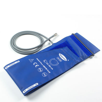 Ambulante Blutdruckmessung Erwachsene Plus L NIBP Manschette 32-38cm mit Metallanschluss