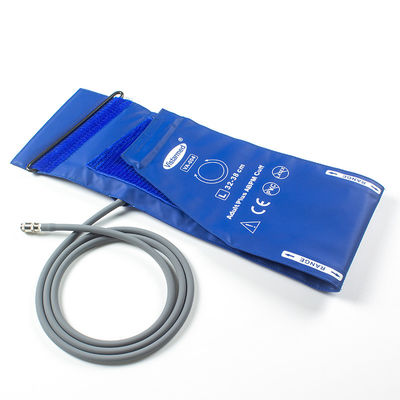 Ambulante Blutdruckmessung Erwachsene Plus L NIBP Manschette 32-38cm mit Metallanschluss
