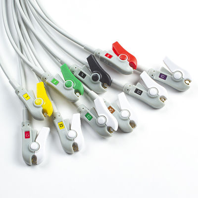 Kompatible Mindray BeneHeart D6 Defibrillator 10Lead EKG Leadswires IEC Grabber