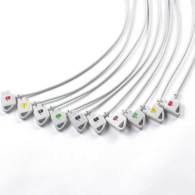 Kompatible P-Hilips Trim 10Lead EKG Kabel IEC Schnitt für PageWriter Trim I, PageWriter Trim II