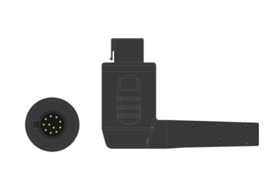 2.5m 5.0 Durchmesser Kompatible Corpuls 3 EKG Kabel 4Lead IEC Grabber für Patienten Ende