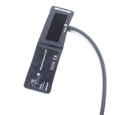 Kleinkind-NIBP-Manschetze Blaselose Einzelröhre 9-14.8cm Nylon-Manschetze
