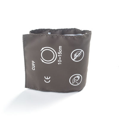 Mehrfachverwendbare Kleinkinder-NIBP-Manschetze Einzelröhre 10-15 cm TPU-Manschetze Braun M1571A 989803104141