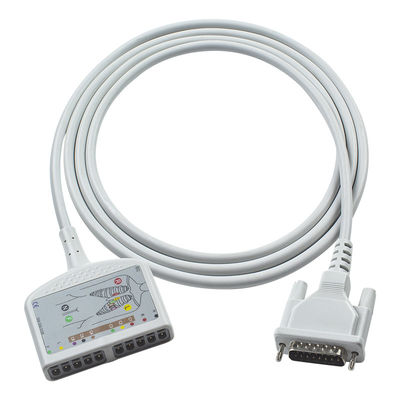 10Lead-EKG-Patientenkabel kompatibel mit Schiller AT10, AT10 Plus, AT101, AT102, AT102-Plus, AT104, AT110