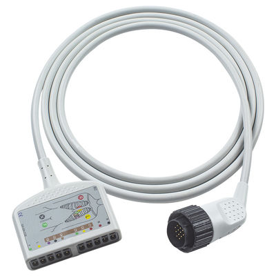 16Pin-kompatibles Kenz EKG Trunk Kabel IEC/AHA für Erwachsene/Kinder