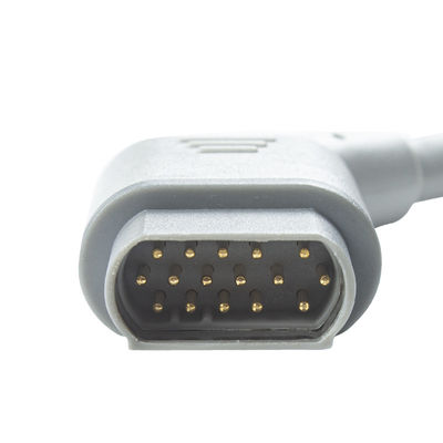 Kompatibel mit Multimed 6 Pod Patient Cable 3.5M 6Lead EKG mit SpO2/Temperatur/EKG Funktion