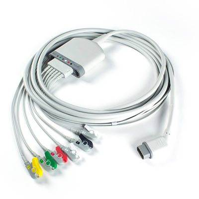 SpO2 6Lead-EKG-Patientkabel 3,5 M mit SpO2/Temperatur/EKG-Funktion