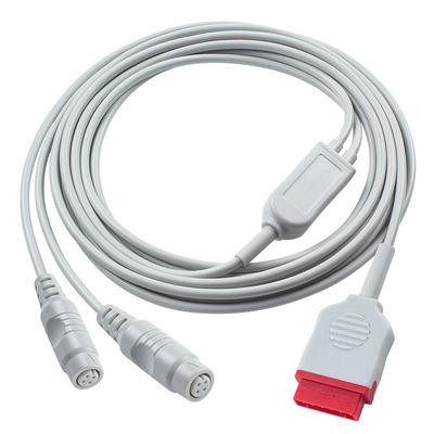 3.5M GE IBP Adapter Kabel zum doppelten P-Hilips-Anschluss für medizinische Diagnosegeräte