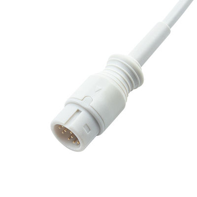 Graue Neugeborene-SPO2-Sonde für Medetec England SPO2-Sensor 12Pin 3,0M