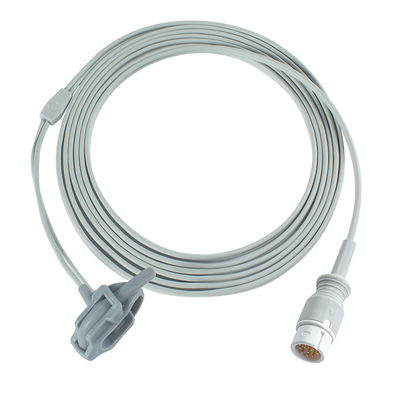 Graue Neugeborene-SPO2-Sonde für Medetec England SPO2-Sensor 12Pin 3,0M