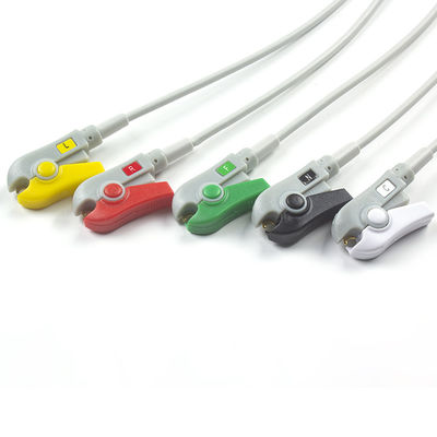 S-iemens Patientenkabel EKG 5 Blei S-iemens IEC Grabber EKG Blei für Erwachsene oder Kinder in grau