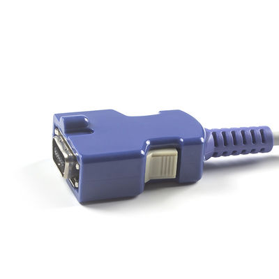 Halbfertiger SpO2-Sensor 3M für C-ovidien N-ellcor Pulsoxymeter Kabel 100g Gewicht und DB 14-Pin Purple Connector