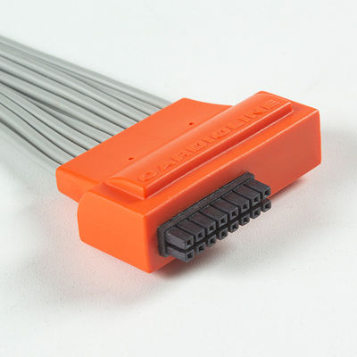 Kompatible Kardioline Touch EKG 10Lead EKG Kabel IEC Snap mit Grau und Orange TPU