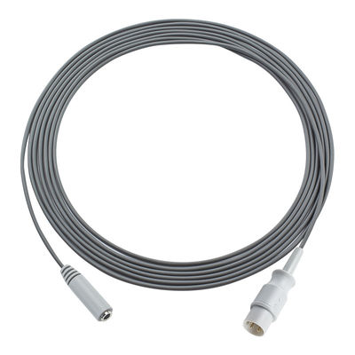 Kompatibles Luftschild 3Pin zu weiblichem Mono-Stecker-Anschluss Temperaturadapterkabel 3,0 M für Krankenhäuser und medizinische Geräte