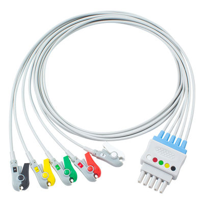 Führungs-Kabel Iec-Clip Parlamentarier 20 IntelliVue MX800 Philips M1625A 989803104521 ECG Anschlussleitungs-6