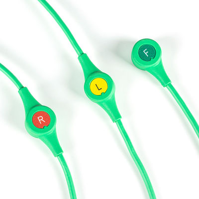 Wiederverwendbare EKG-Leadwires Drager Siemens Monolead 3Lead IEC Snap MS14555 EKG-Leadwires