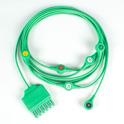 MS14682 EKG Kabel Drager EKG Einpins Monolead 6Lead Leadwires IEC Snap