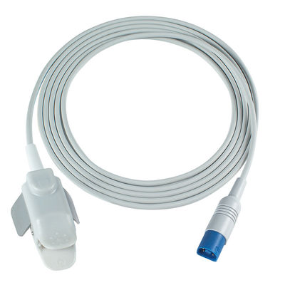 Spin 8Pin Erwachsener Soft Tip SpO2 Sensor 3,0M