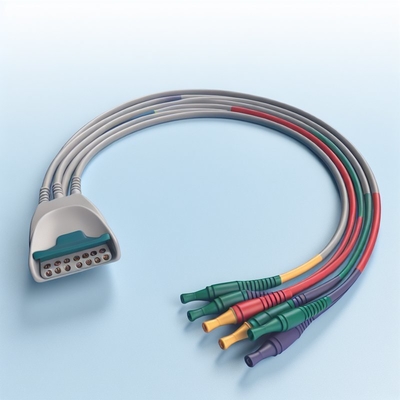 Philips EKG-Kabel 5-fach 12-polig M1975A für Erwachsene und Kinder