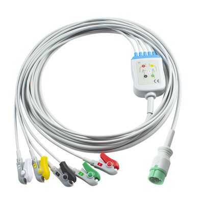 Creative 12K 6-poliges EKG-Kabel und Ableitungsdrähte