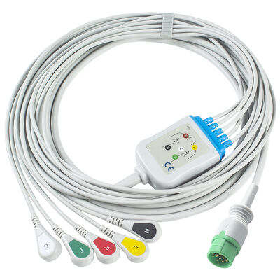 Fukuda Denshi CI-700E-5 EKG-Kabel 12-polig Dynascope DS-7100 DS-7000 DS-7200 DS-7300
