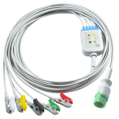 Fukuda Denshi CI-700E-5 EKG-Kabel 12-polig Dynascope DS-7100 DS-7000 DS-7200 DS-7300