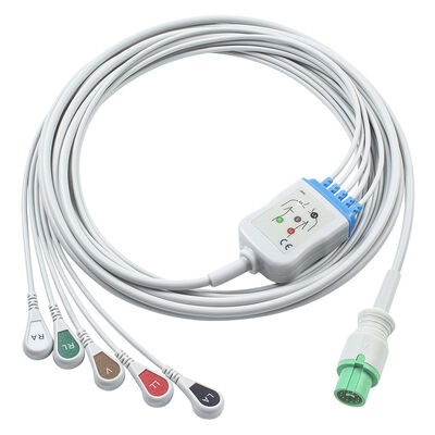 Fukuda Denshi 0012-00-1192 EKG-EKG-Kabel 12-polig Expert Dynascope DS-5100 DS-5100E DS-5300W DS-5400 Dynascope DS-7001