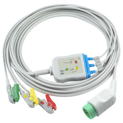 Stryker M-edtronic Physio-control LIFEPAK 12 LIFEPAK 20E LIFEPAK 120 LIFEPAK 15 EKG-EKG-Kabel und Ableitungen