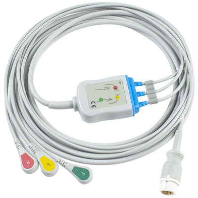 EKG-Kabel 5 Blei 12Pin M1975A für Erwachsene
