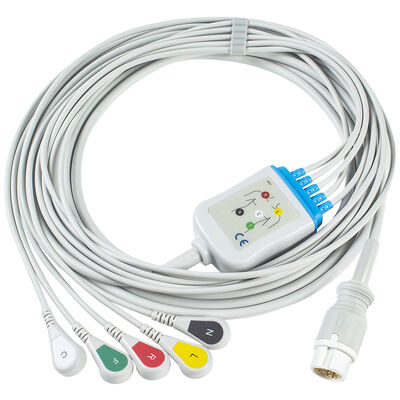 EKG-Kabel 5 Blei 12Pin M1975A für Erwachsene