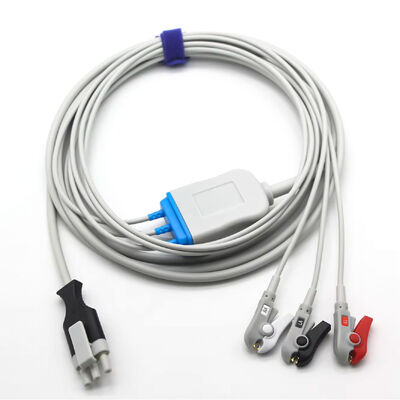 Primedic XD100 XD30 Defibrillator EKG EKG Patient Kabel und Leitungen 3Pin 3Lead