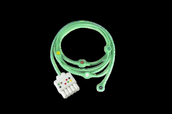 Siemen Draeger Monolead MS16160 MS16161 EKG EKG Patient Kabel und Blei Drähte 3 Blei Draht Dual 5Pin