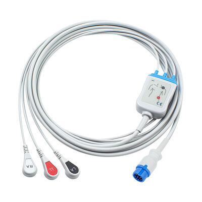 Innominated Cardio-Aid CA360-B Defibrillator 12Pin EKG EKG Kabel und Leitungen 3Lead
