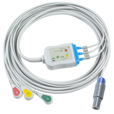 Einteiliges 7-poliges 3-Leiter-EKG-Kabel und Ableitungskabel von Samsung