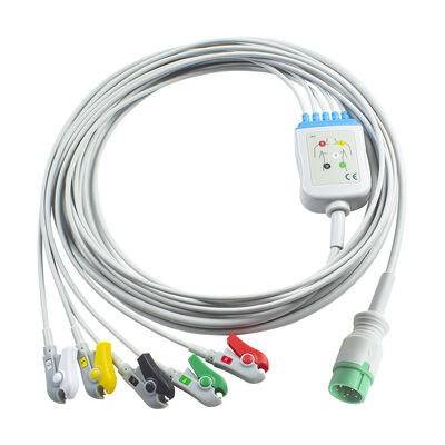 Zoncare PM7000D 3/4/5-adriges EKG-Kabel und Ableitungsdrähte