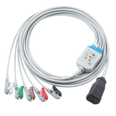 Zoll 15Pin einteiliges EKG-Kabel und Ableitungsdrähte