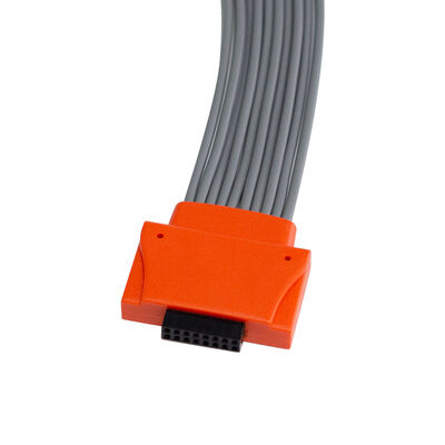Kompatibles Cardioline Walk400h Clickholter NG 10-poliges TPU-Material IEC-Farbcodierung EKG-Holter-Kabel