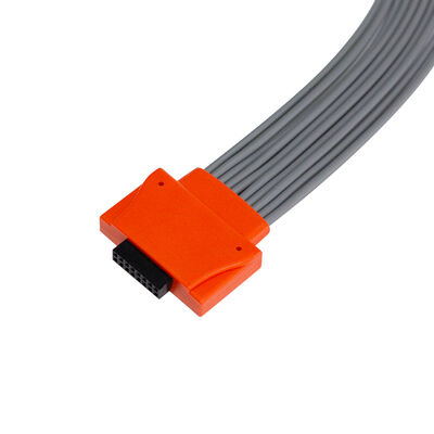 Kompatibles Cardioline Walk400h Clickholter NG 10-poliges TPU-Material IEC-Farbcodierung EKG-Holter-Kabel
