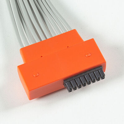 Kompatibles Cardioline TouchECG HD+ 10-Ableitungs-Holter-EKG-Kabel aus TPU-Material und IEC-Farbcodierung