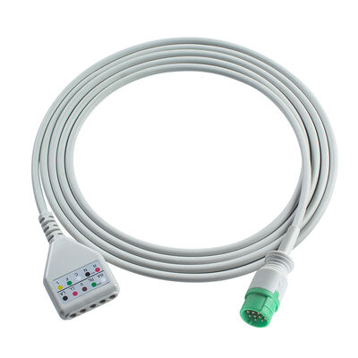 Fukuda Denshi DS8-Serie EKG-Stammkabel im Din-Stil