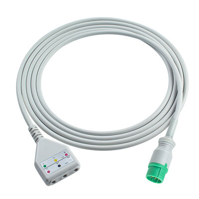 Mennen Enmove1000 Envoy ECG Trunk Cable Din style 3/5lead Cable 2.5M