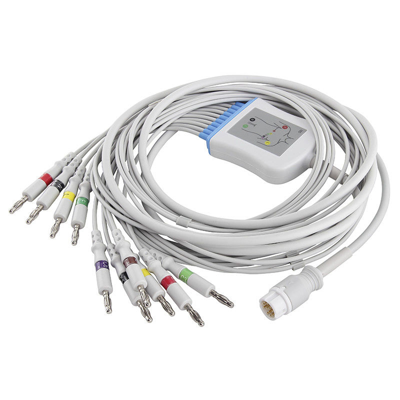 P-Hilips/HP M17770A M1771A M2461A ECG Kabel und Leitungsdrähte Bananen-Verbindungsstück Iecs 4,0
