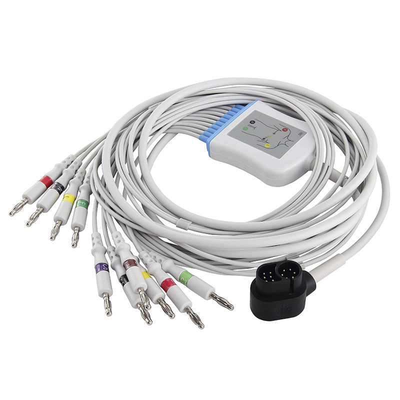 Welch Allyn Ecg Cable Model: 1500 RE-PC-AHA-BAN ECG Kabel und Leitungsdrähte Iec 4.0Banana